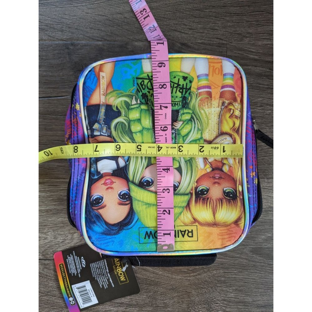 NWT Rainbow High Shimmery Insulated Lunch Pail - Picture 3 of 8